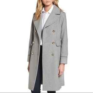 Vince Camuto Double Breasted Grey Coat